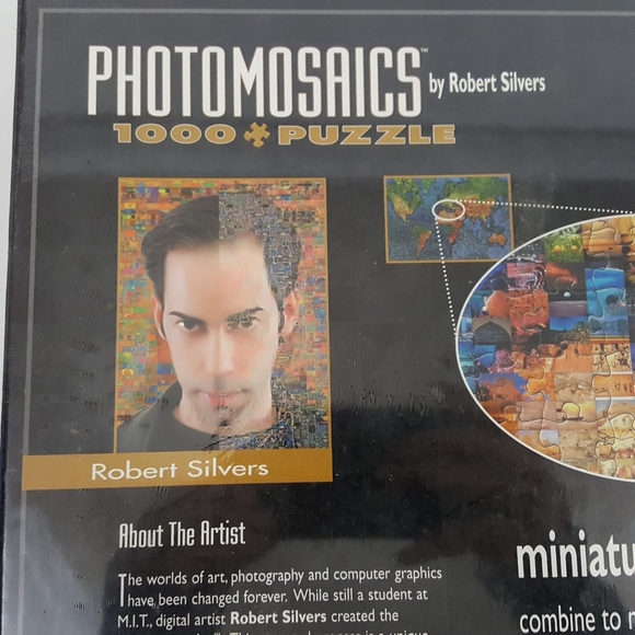 Elvis Jigsaw Puzzle Wertheimer Photomosaic 1000 Pc - Picture 6 of 12